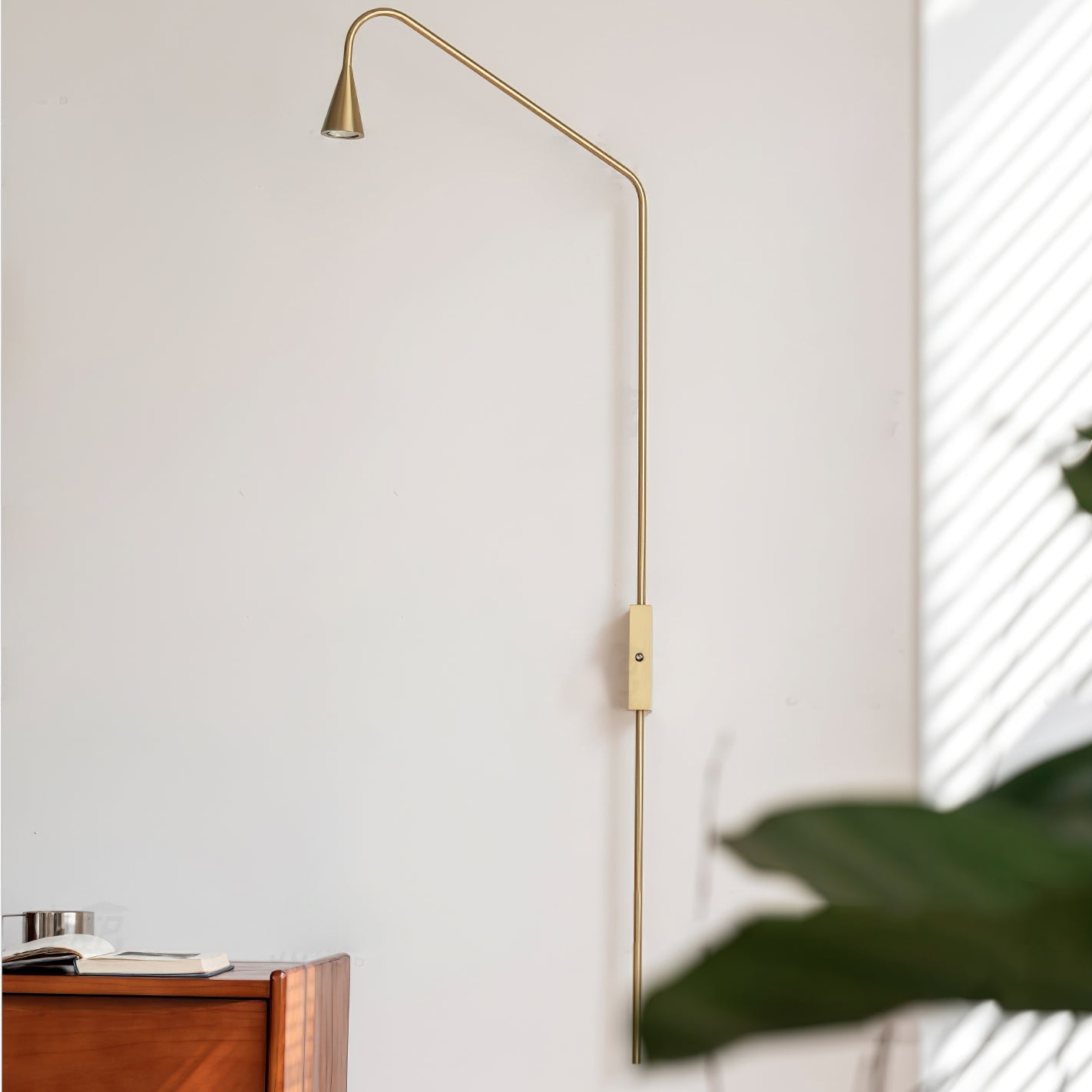 Wall Lamp Set of 2 | Metal | Gold and Black