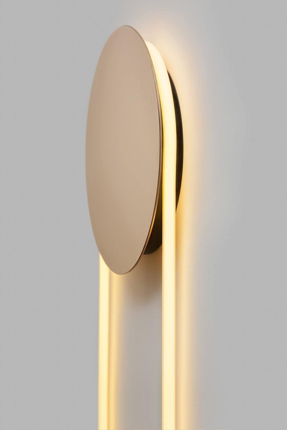 RA Wall Lamp Set | Metal & Acrylic | Gold & Matte Black