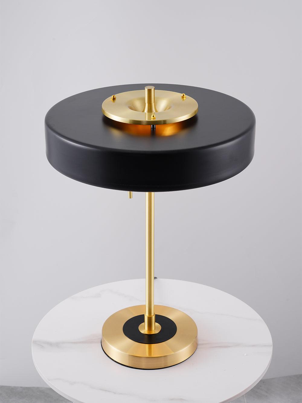 Revolve Table Lamp | Metal & Acrylic | Gold with Multi-Color Shades