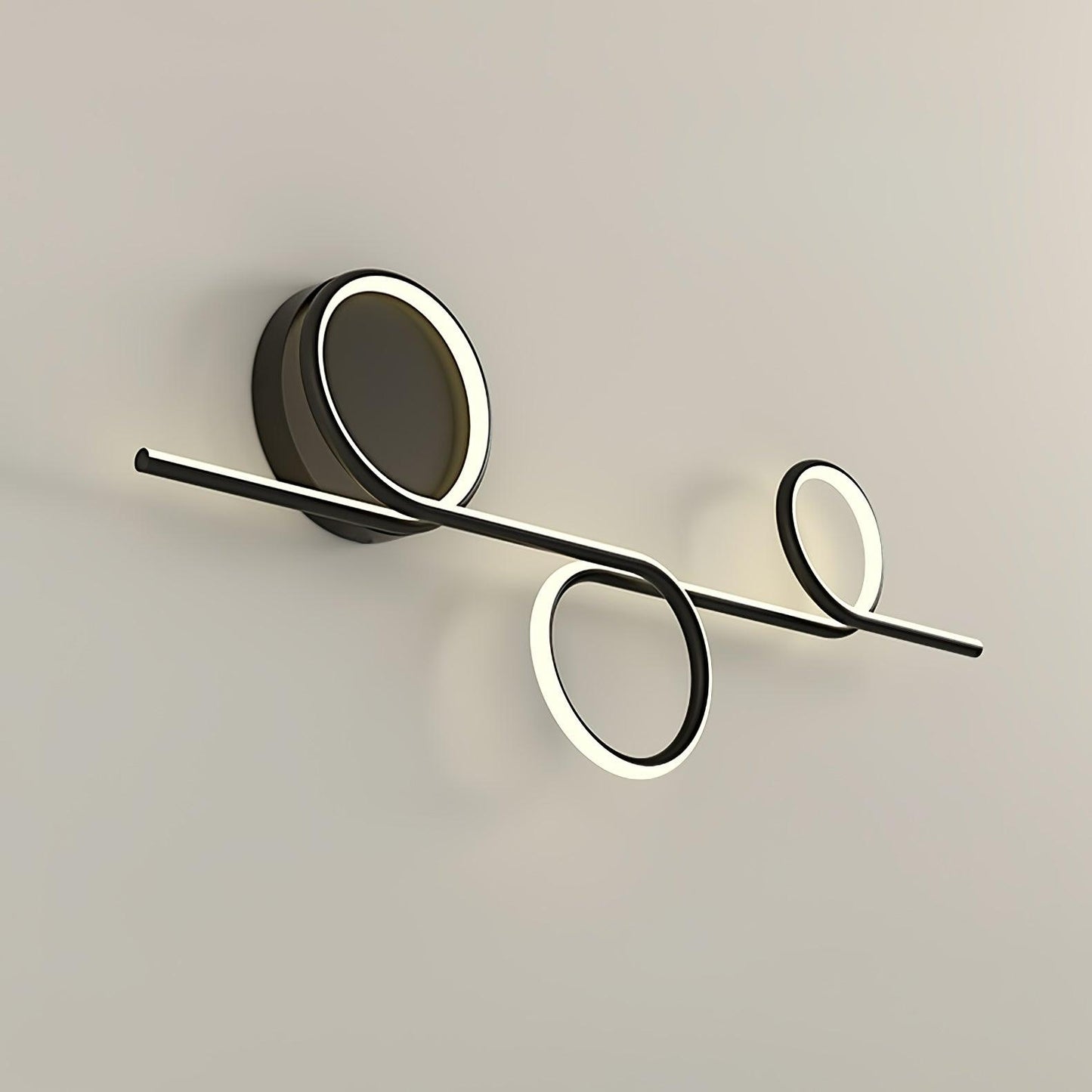 Rhythmic Line Wall Light | Adjustable LED | Black or White Finish