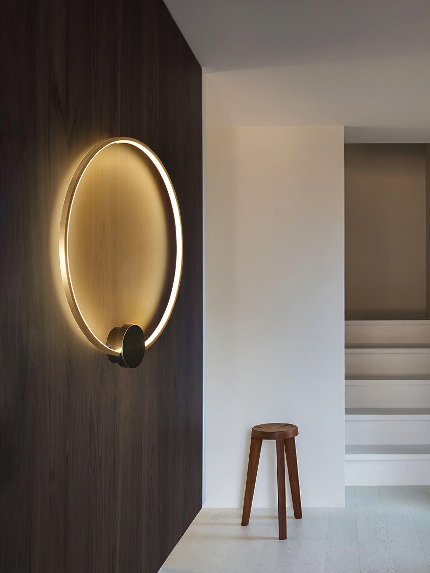LED Wall Light | Brass & Silicone | Set of 2