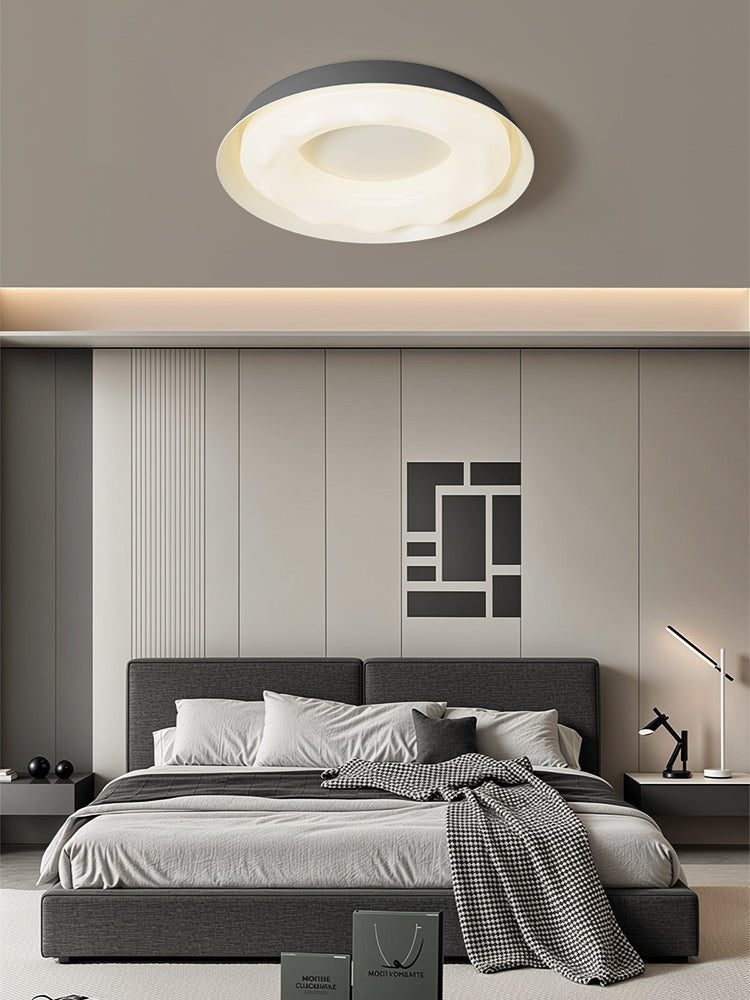 Ripple Aura Ceiling Light | Metal & PE | 46cm Diameter