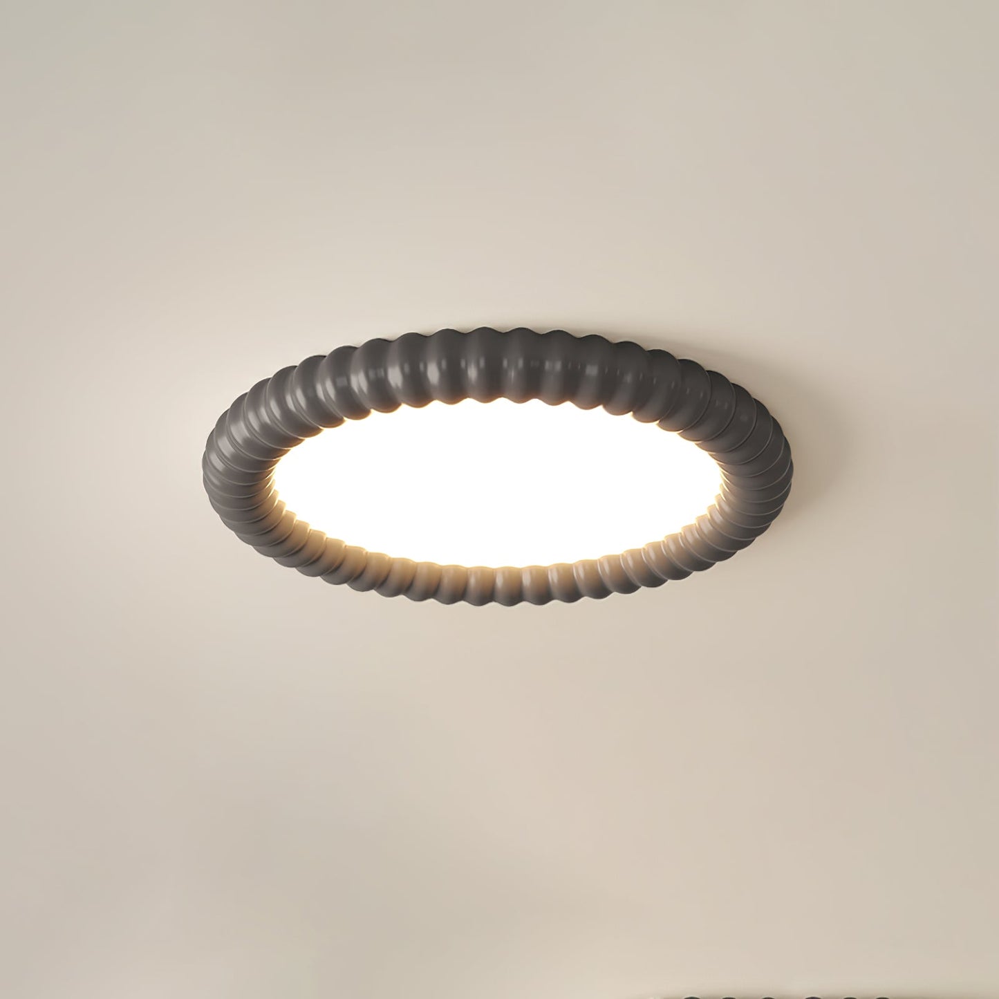 Ripple Halo Ceiling Light | Metal & Acrylic | 50cm Diameter