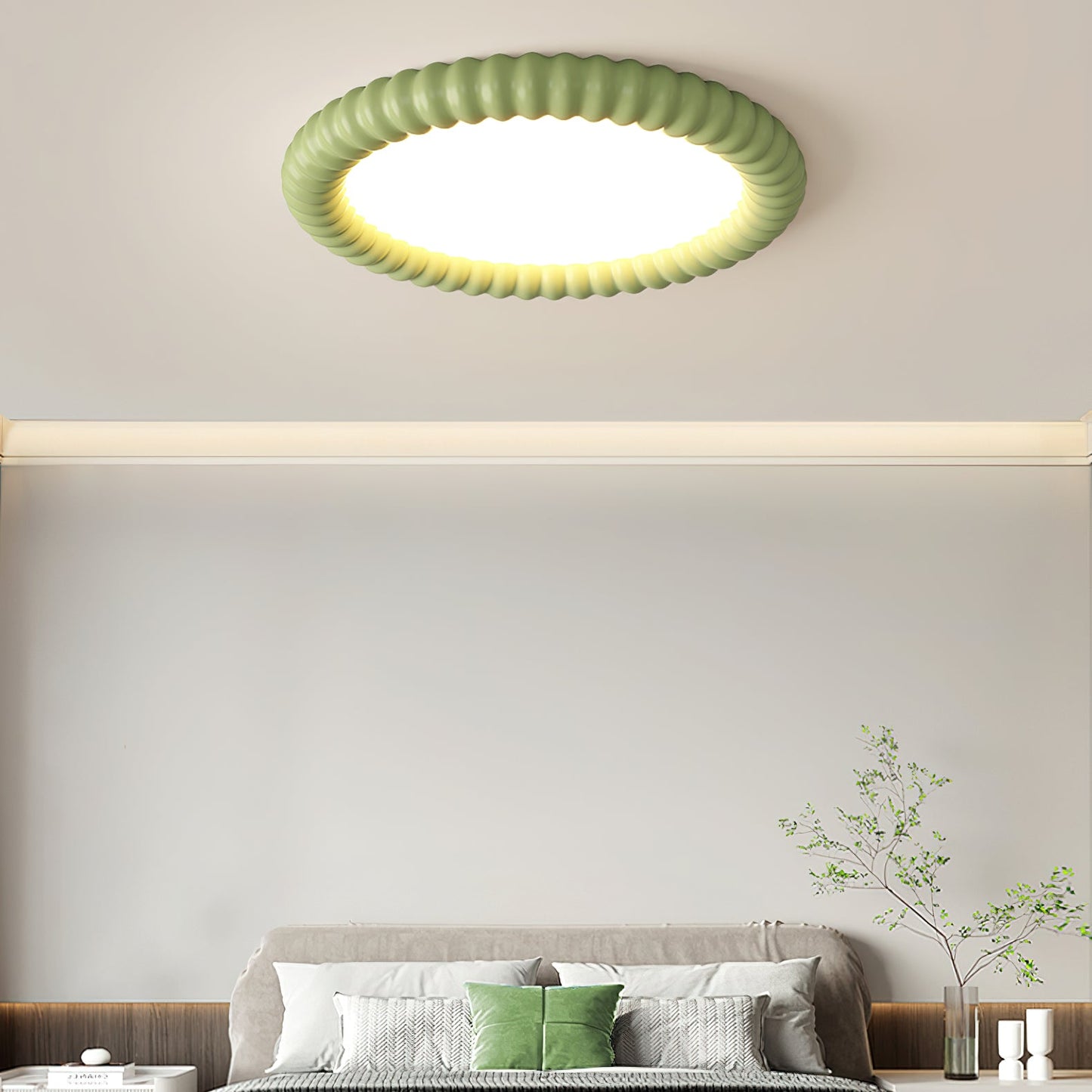 Ripple Halo Ceiling Light | Metal & Acrylic | 50cm Diameter