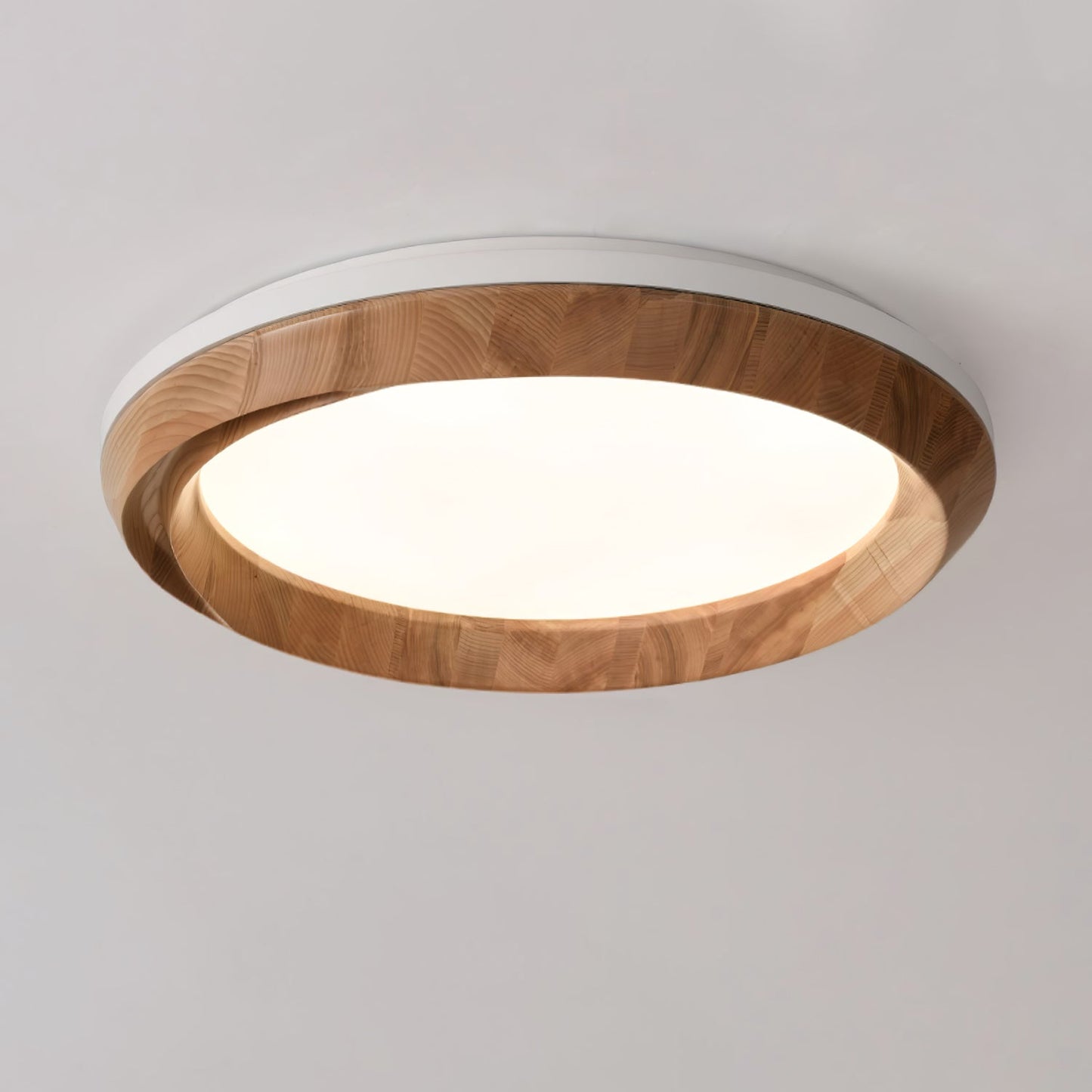 Ripple Wood Ceiling Light | Natural Wood & Acrylic | Multiple Sizes Available