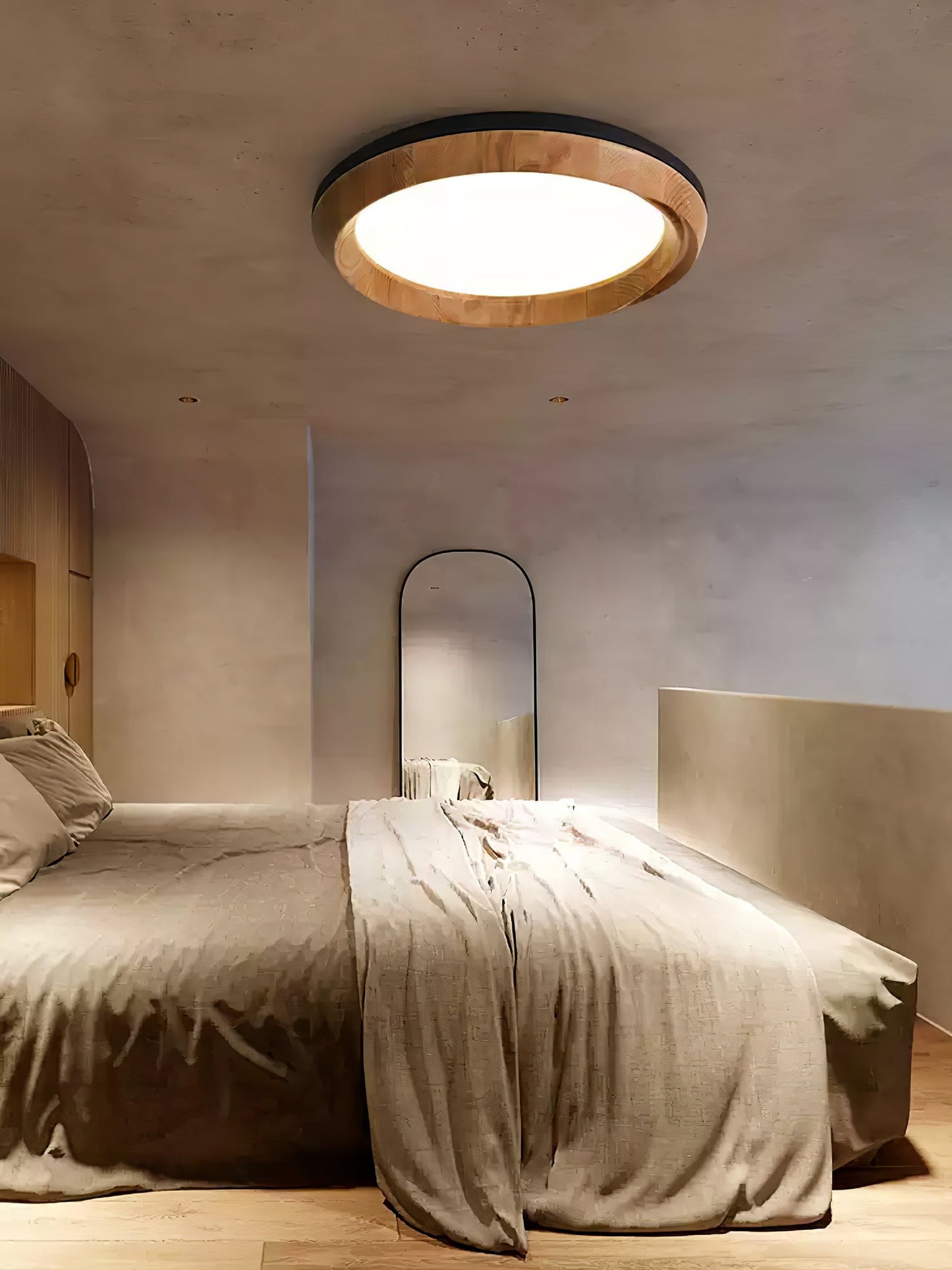 Ripple Wood Ceiling Light | Natural Wood & Acrylic | Multiple Sizes Available