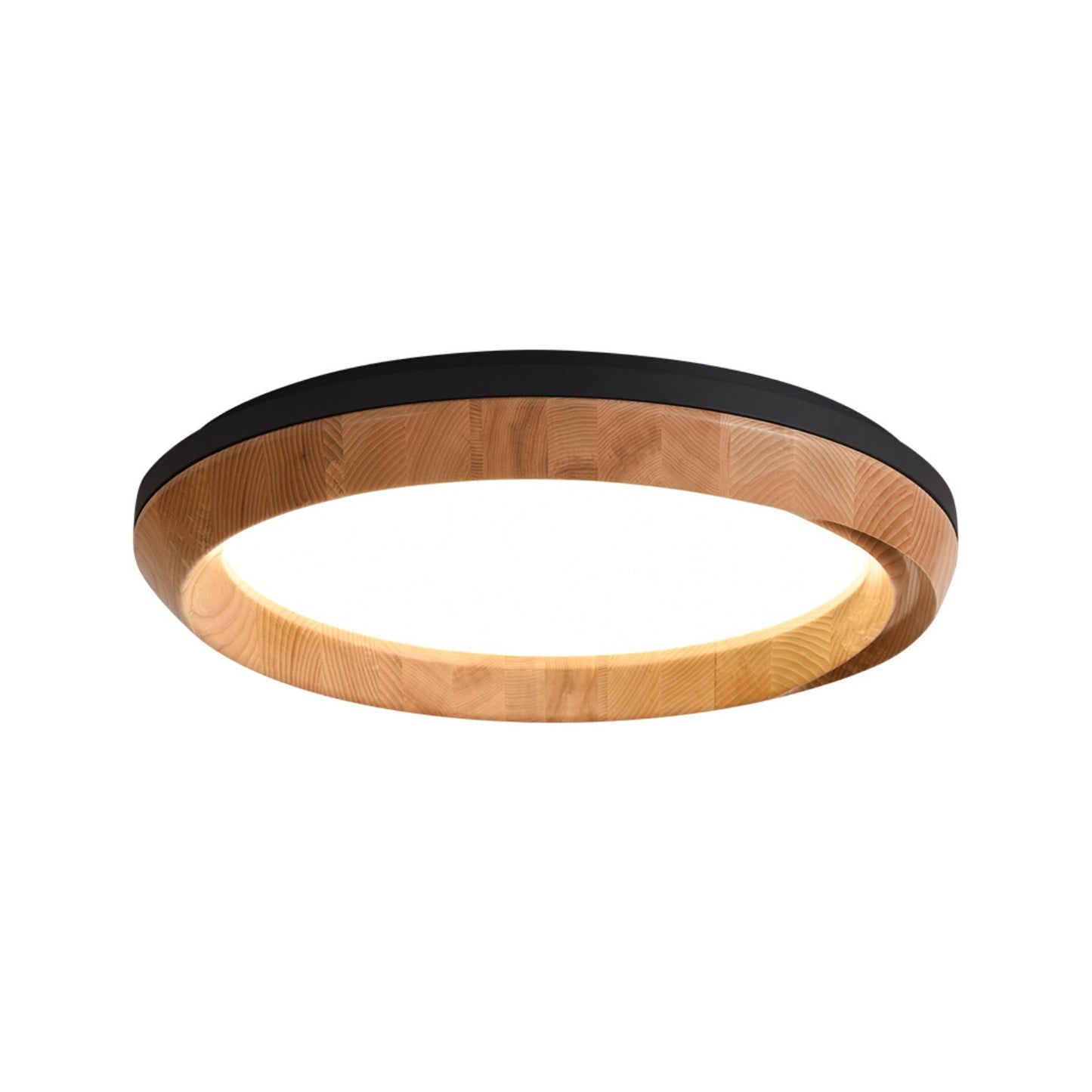 Ripple Wood Ceiling Light | Natural Wood & Acrylic | Multiple Sizes Available