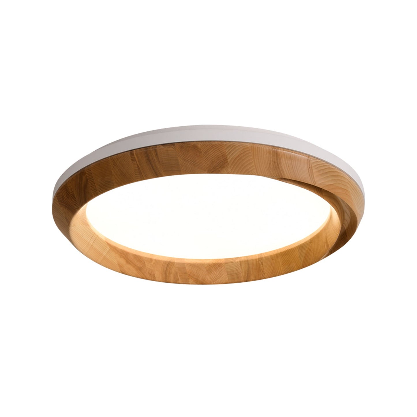 Ripple Wood Ceiling Light | Natural Wood & Acrylic | Multiple Sizes Available