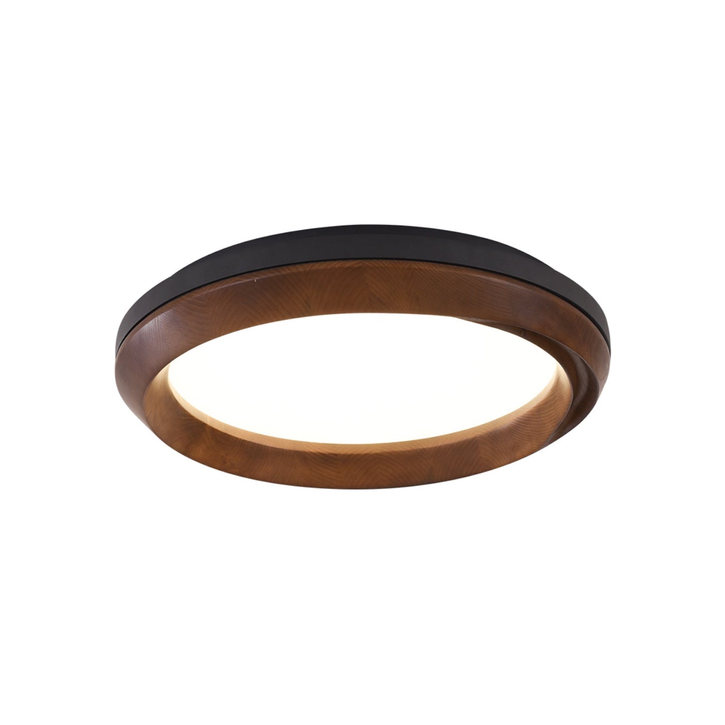 Ripple Wood Ceiling Light | Natural Wood & Acrylic | Multiple Sizes Available
