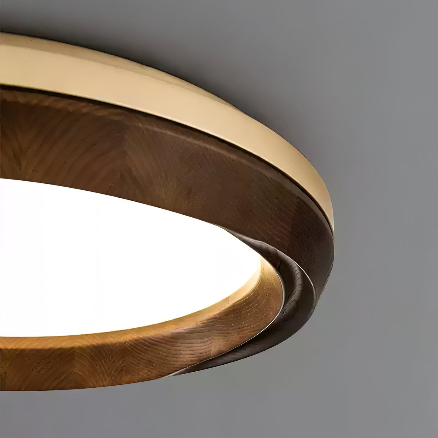 Ripple Wood Ceiling Light | Natural Wood & Acrylic | Multiple Sizes Available