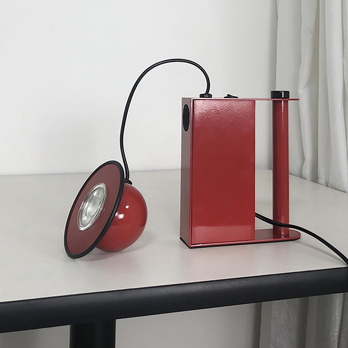 Roland Camera Desk Lamp | Adjustable Metal Light | Black, Green, Beige, Red