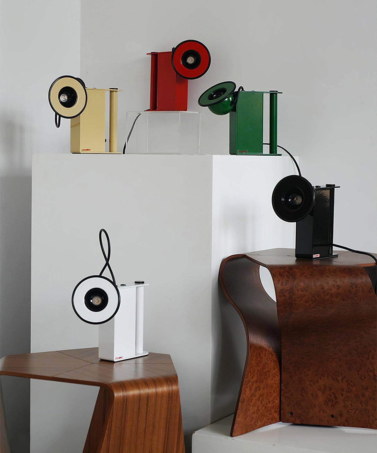 Roland Camera Desk Lamp | Adjustable Metal Light | Black, Green, Beige, Red