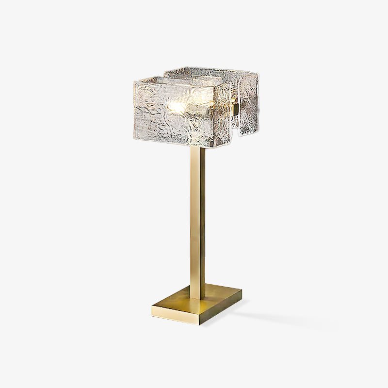 Roosevelt Table Lamp | Brass & Glass | Gold Finish