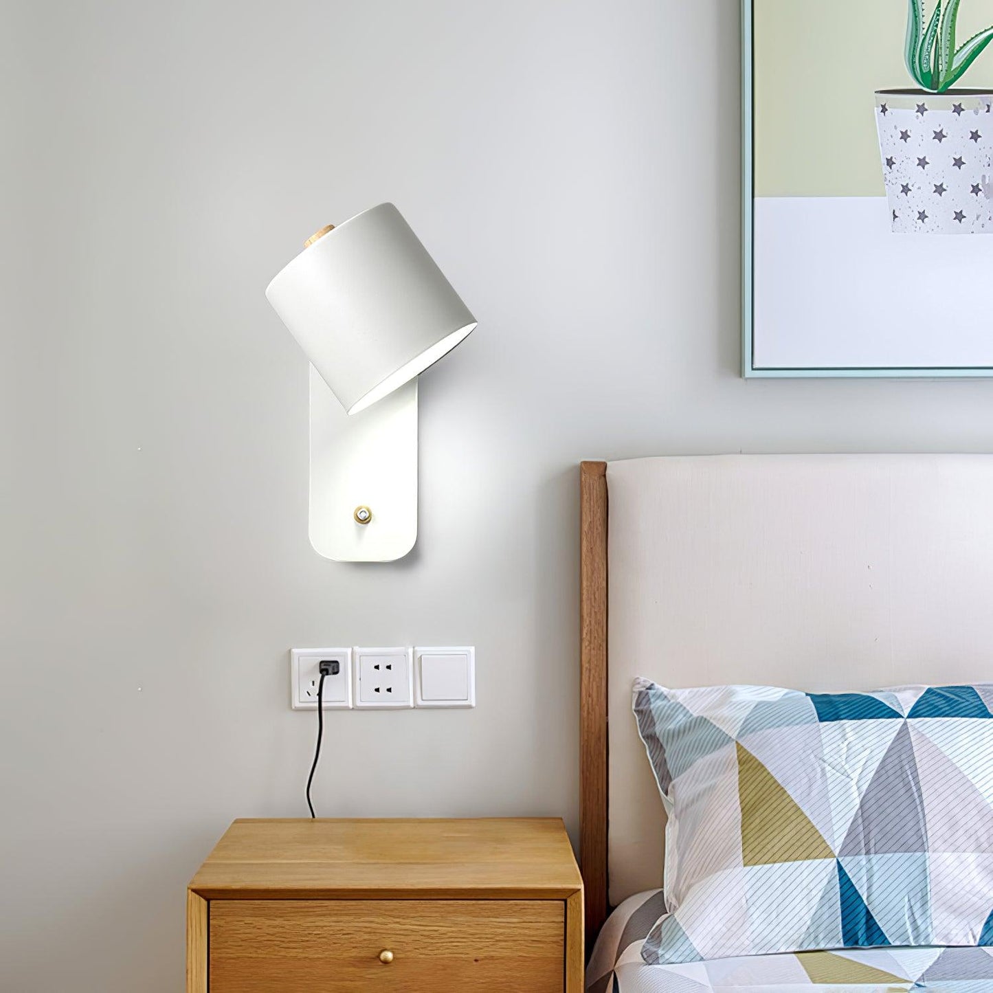 Rotatable Wall Lamp | Metal | Macaron Colors