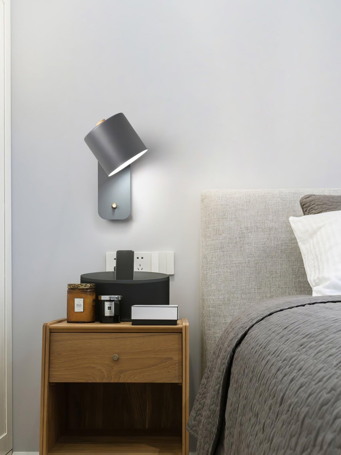 Rotatable Wall Lamp | Metal | Macaron Colors