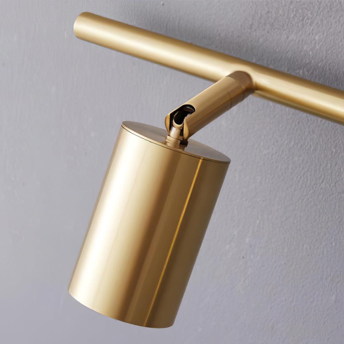 Rotatable Spotlight Wall Light | Brass & Acrylic | 2, 3, or 4 Light Heads