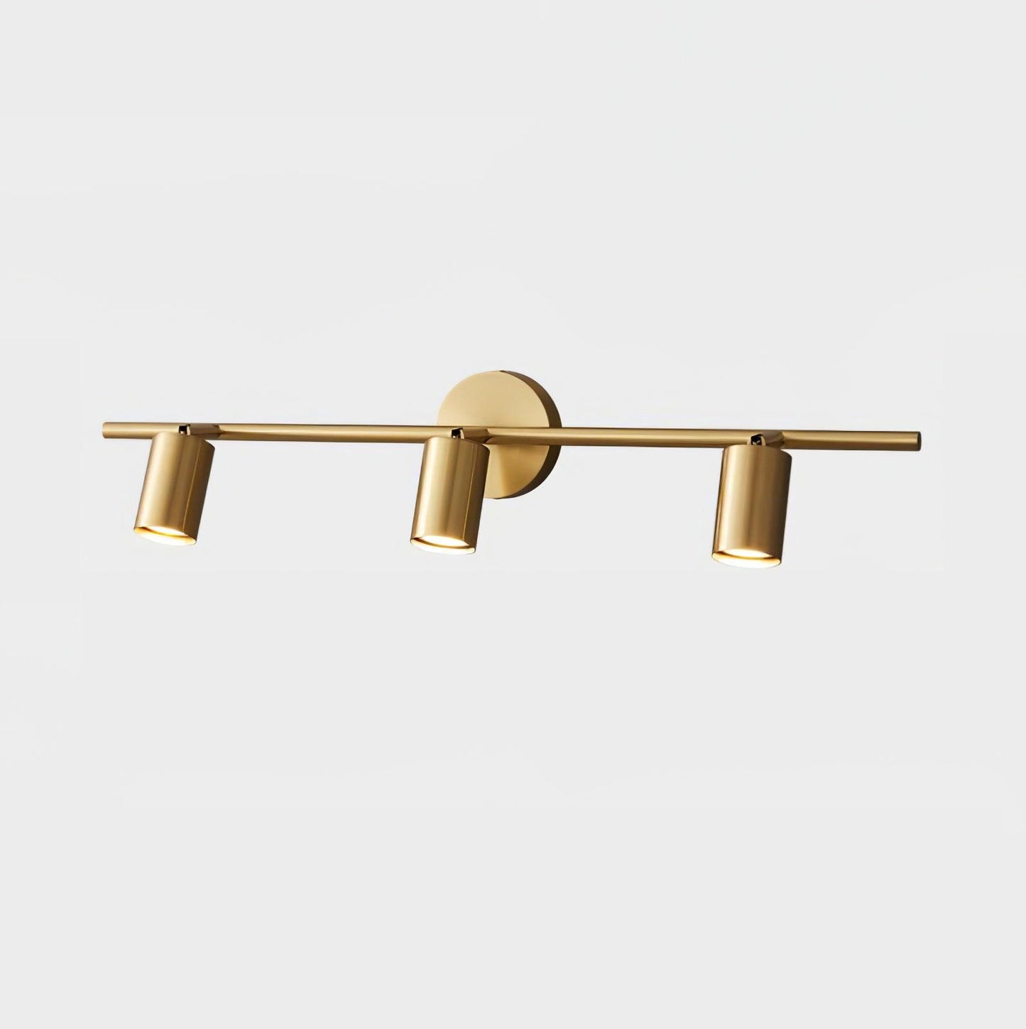 Rotatable Spotlight Wall Light | Brass & Acrylic | 2, 3, or 4 Light Heads