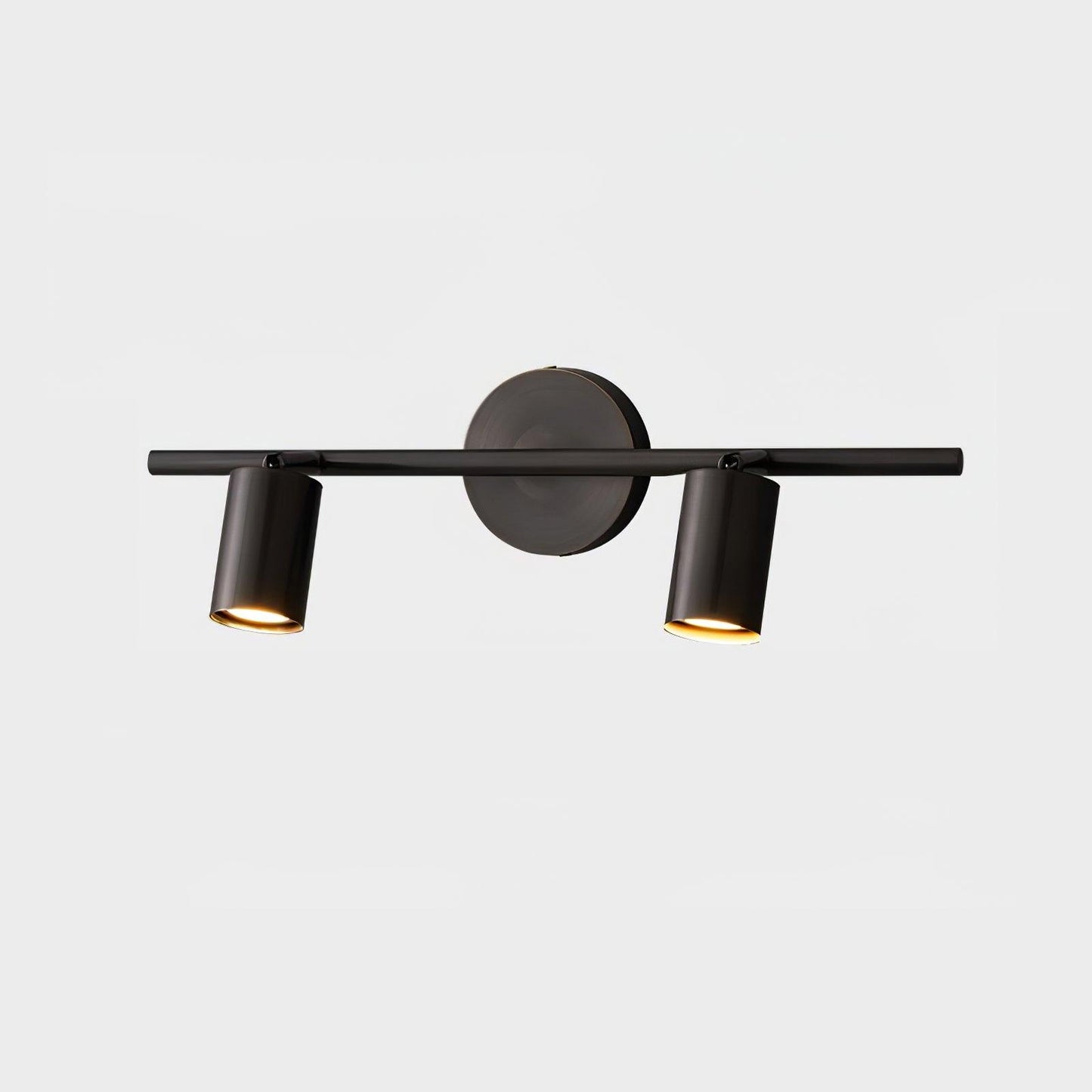 Rotatable Spotlight Wall Light | Brass & Acrylic | 2, 3, or 4 Light Heads