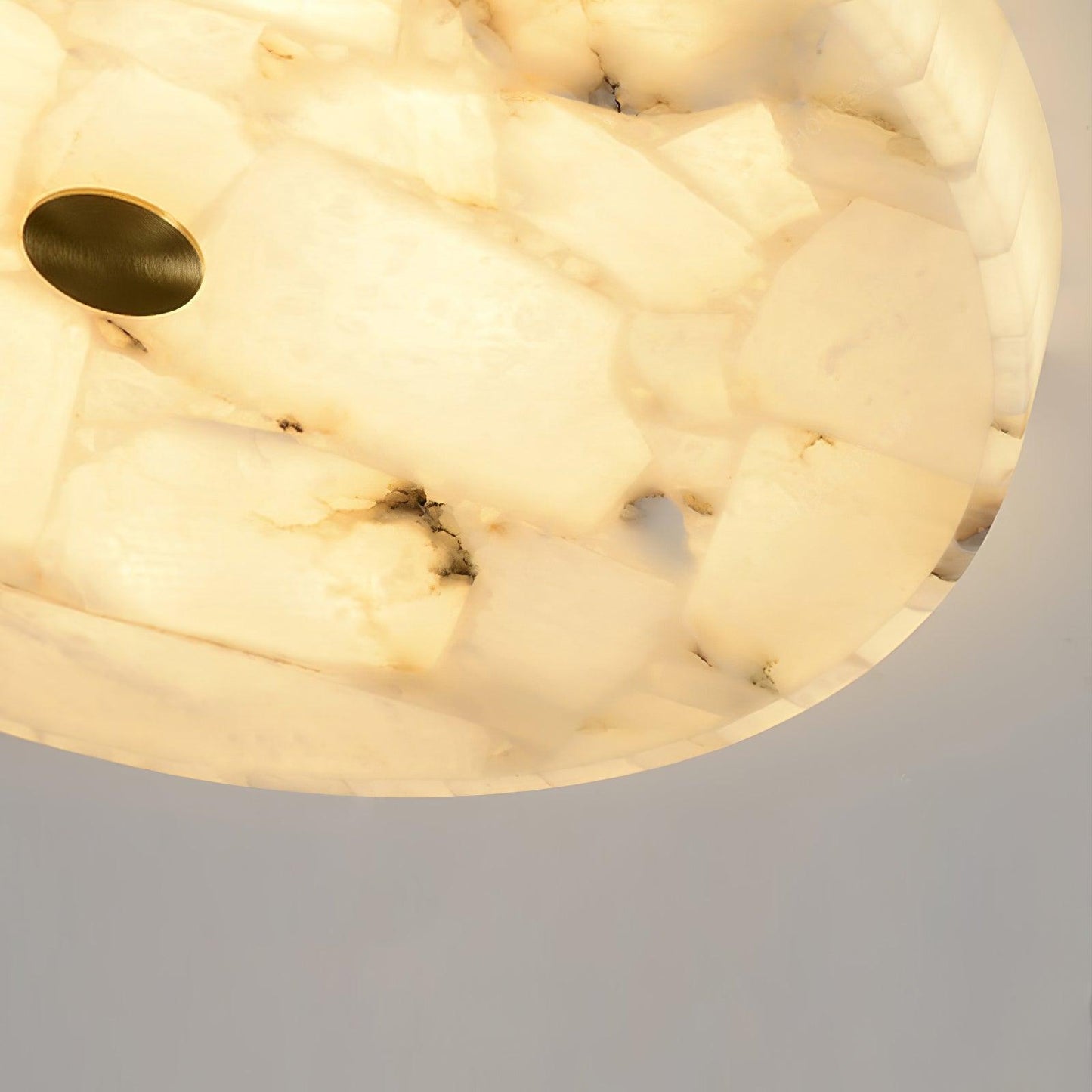 Alabaster Ceiling Lamp | Genuine Alabaster | Multiple Sizes Available