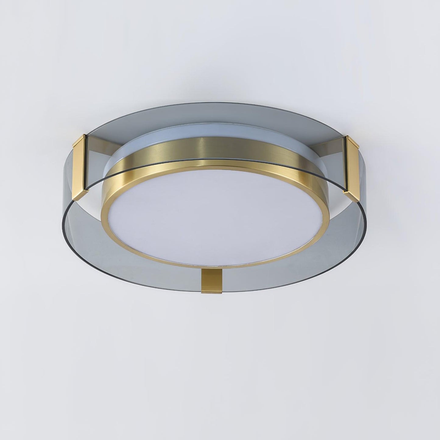 Flush Mount Ceiling Light | Integrated LED | Gold Finish, Multiple Sizes