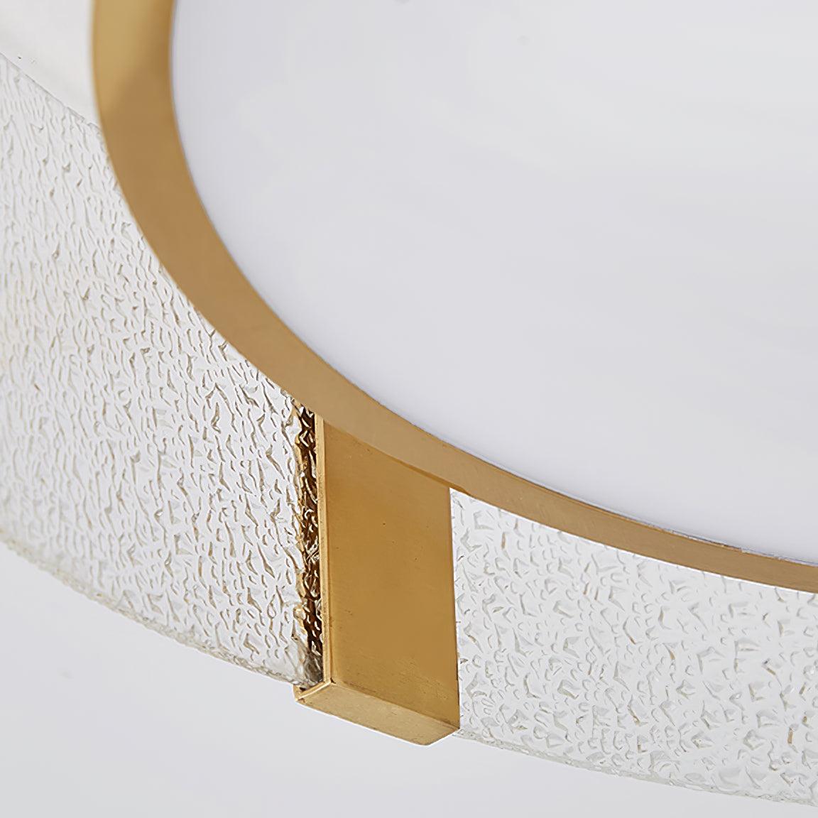Flush Mount Ceiling Light | Integrated LED | Gold Finish, Multiple Sizes