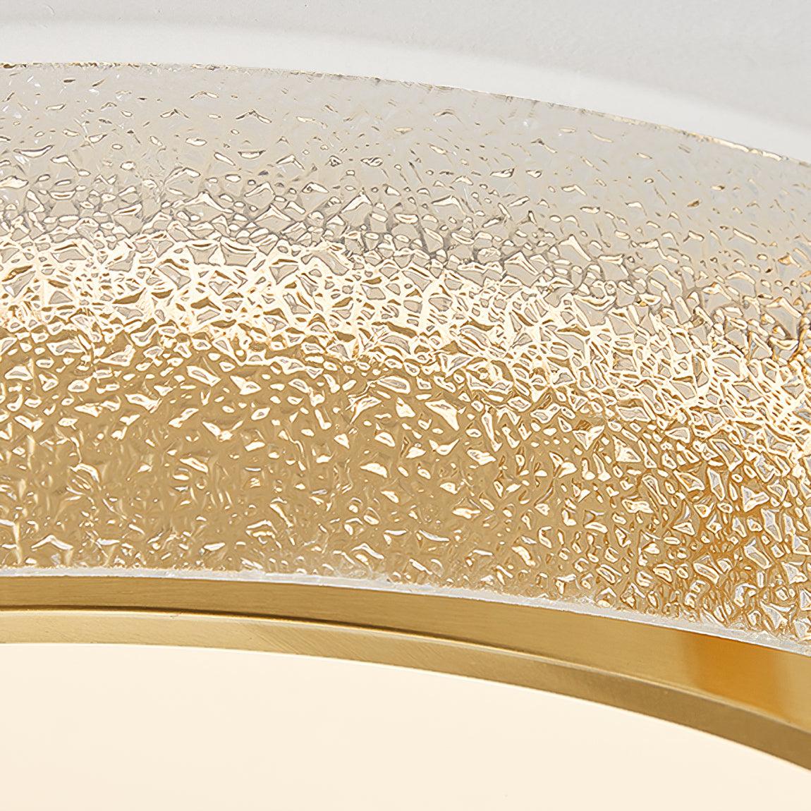 Flush Mount Ceiling Light | Integrated LED | Gold Finish, Multiple Sizes