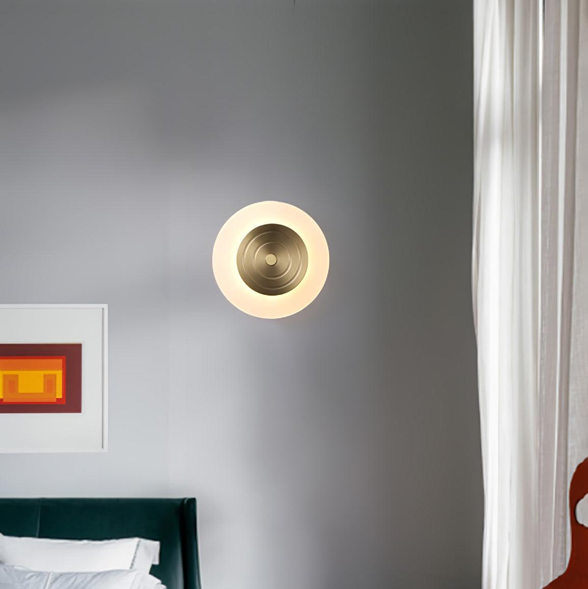 Moon Wall Lamp | Polished Brass & Acrylic | Set of 2