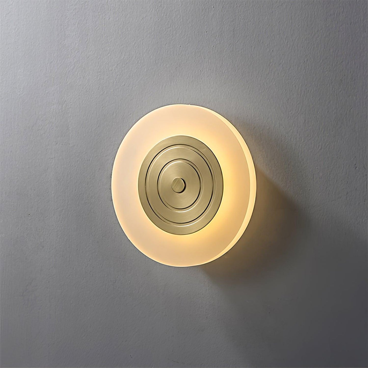 Moon Wall Lamp | Polished Brass & Acrylic | Set of 2