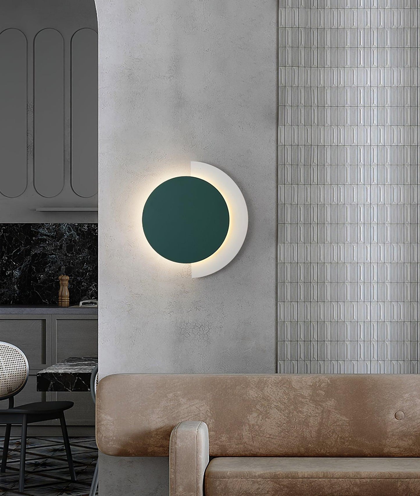 Abstract Art Wall Sconce | Integrated LED | Set of 2
