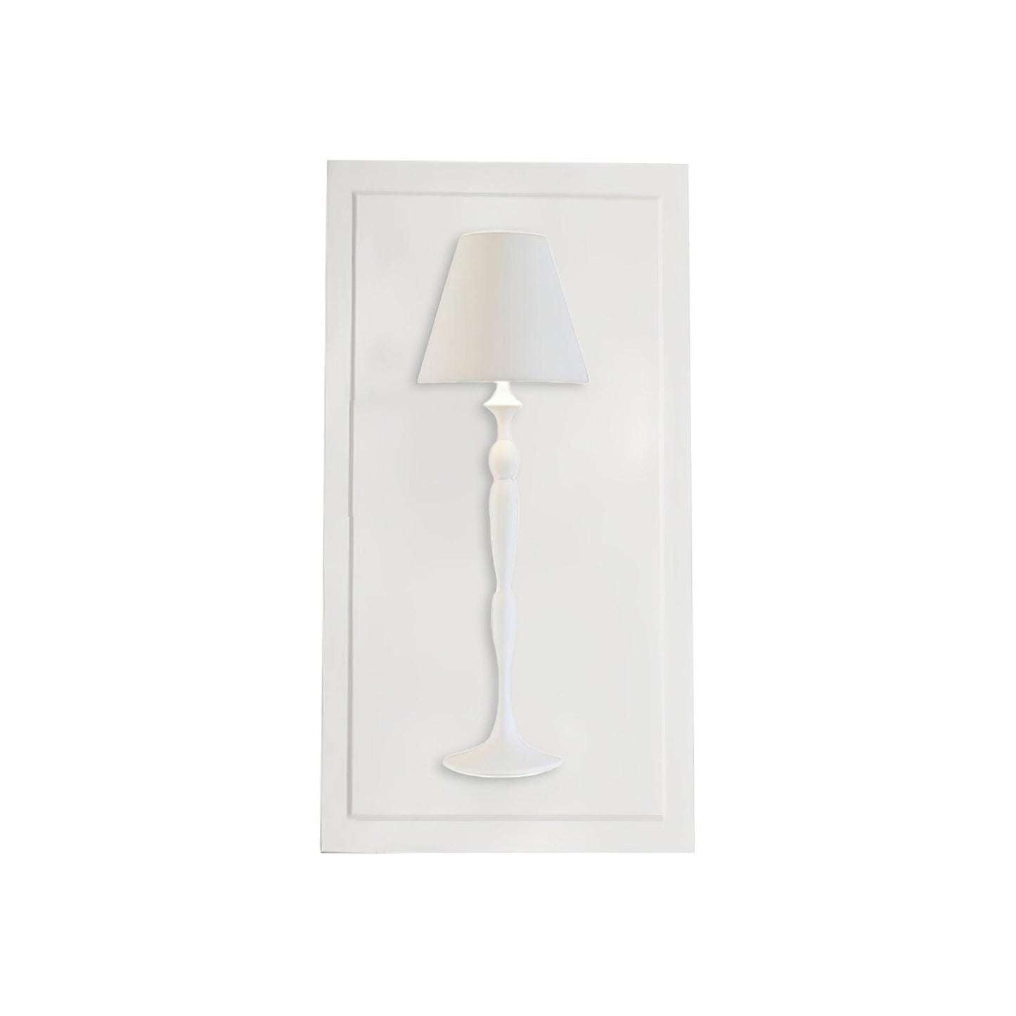 Plaster Wall Lamp | White Finish | Set of 2