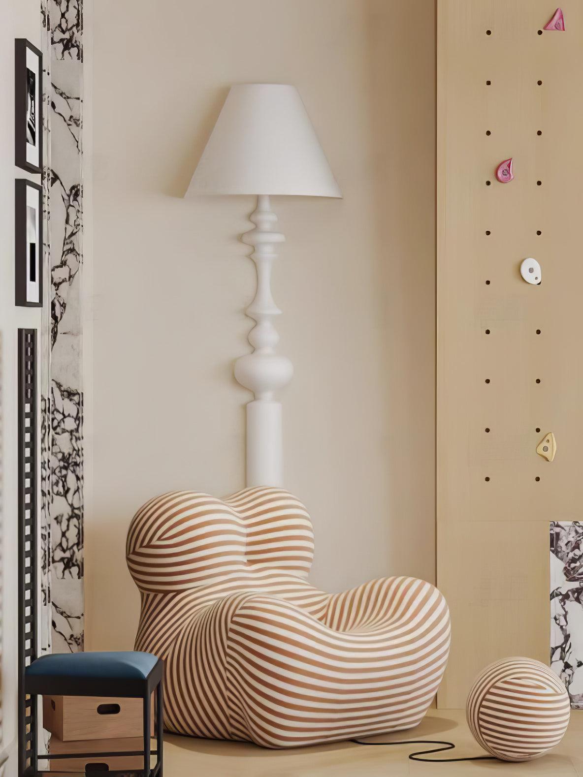 Plaster Wall Lamp | White Finish | Set of 2