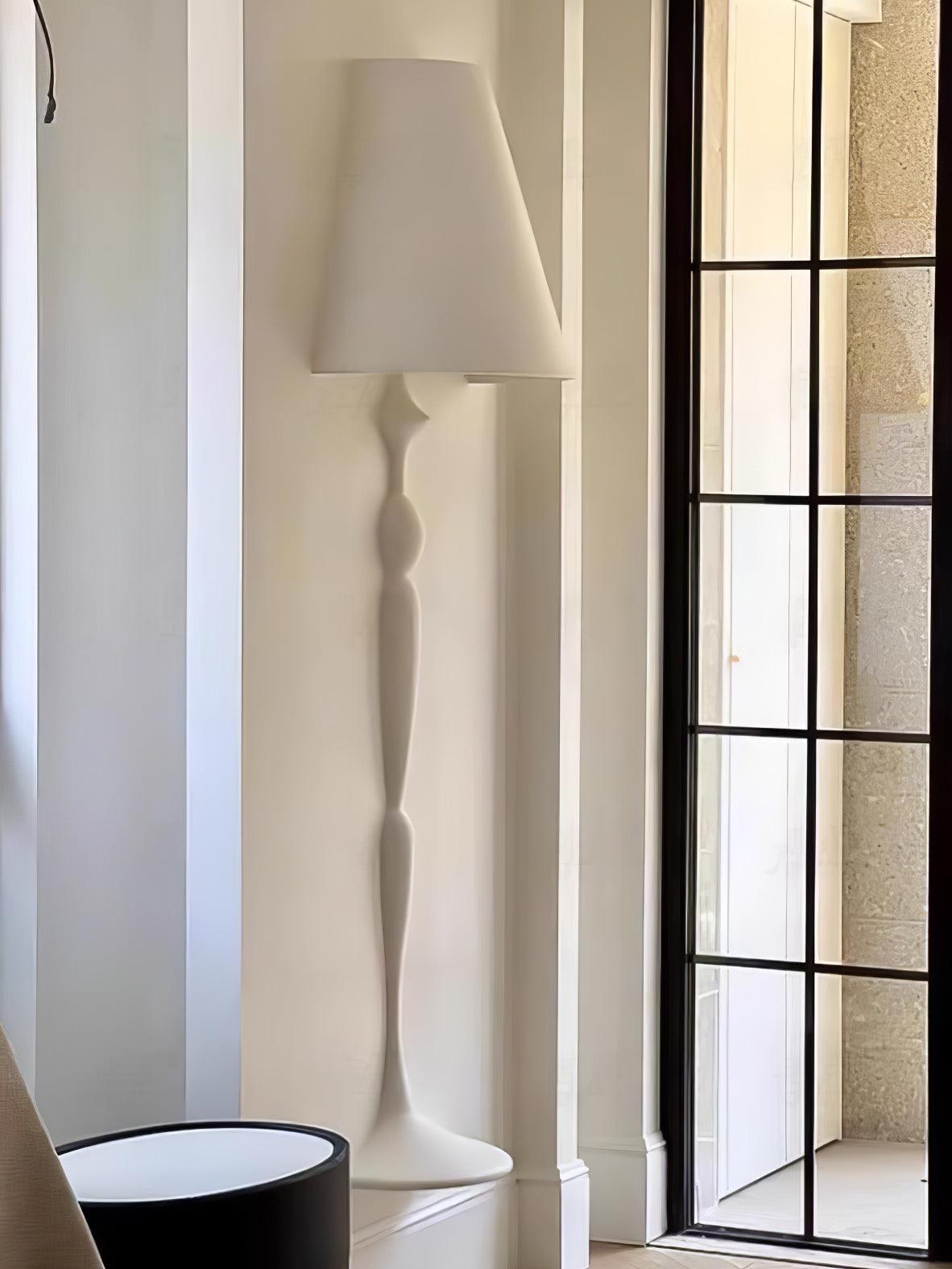 Plaster Wall Lamp | White Finish | Set of 2