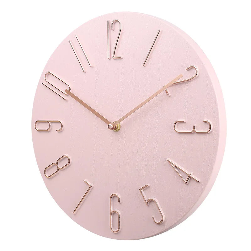 Silent Wall Clock | Contemporary Minimalist Design | High-Quality Plastic