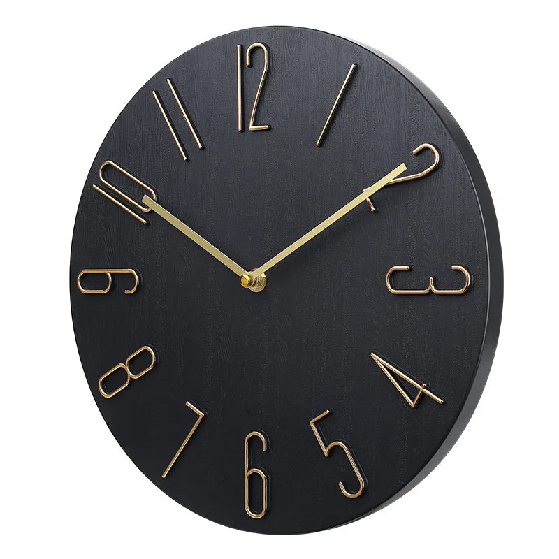 Silent Wall Clock | Contemporary Minimalist Design | High-Quality Plastic