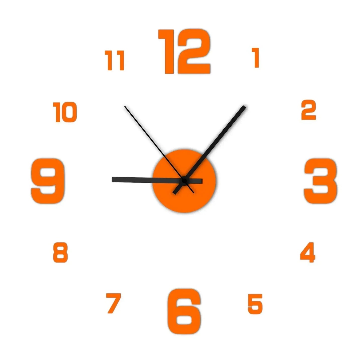 CarréÉlite | Horloge Murale Carrée | Silencieuse