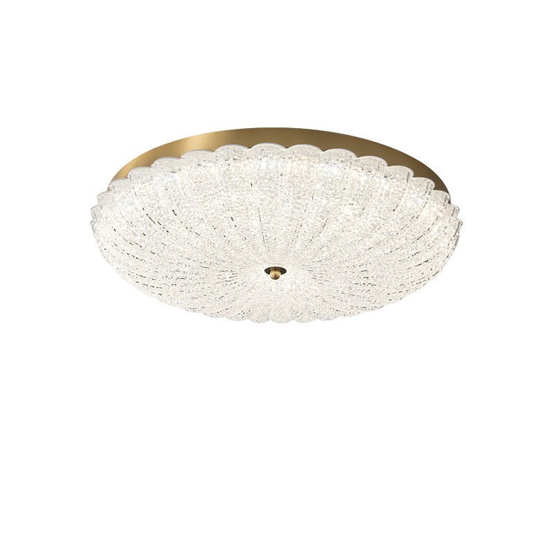 Seraphim Ceiling Lamp | Copper Frame with Glass Accents | 30cm, 40cm, 50cm Sizes
