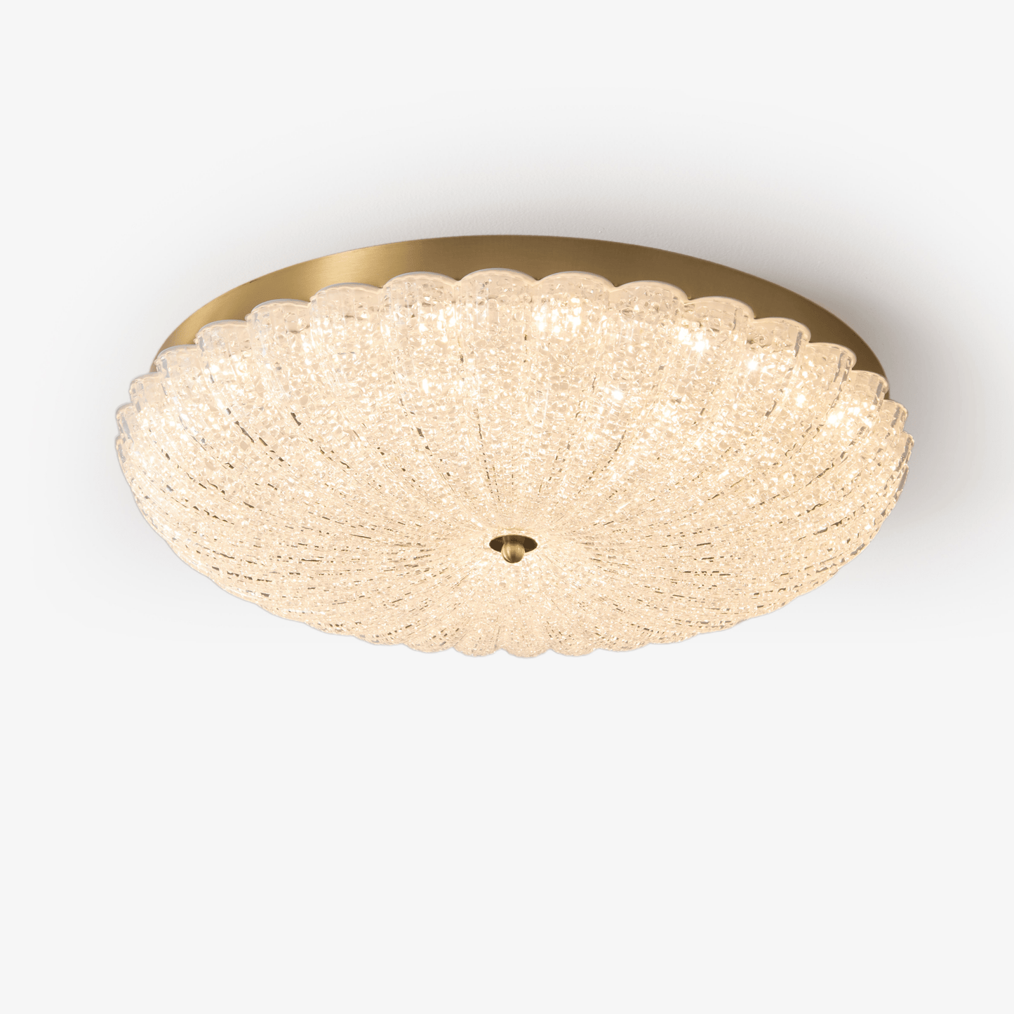 Seraphim Ceiling Lamp | Copper Frame with Glass Accents | 30cm, 40cm, 50cm Sizes