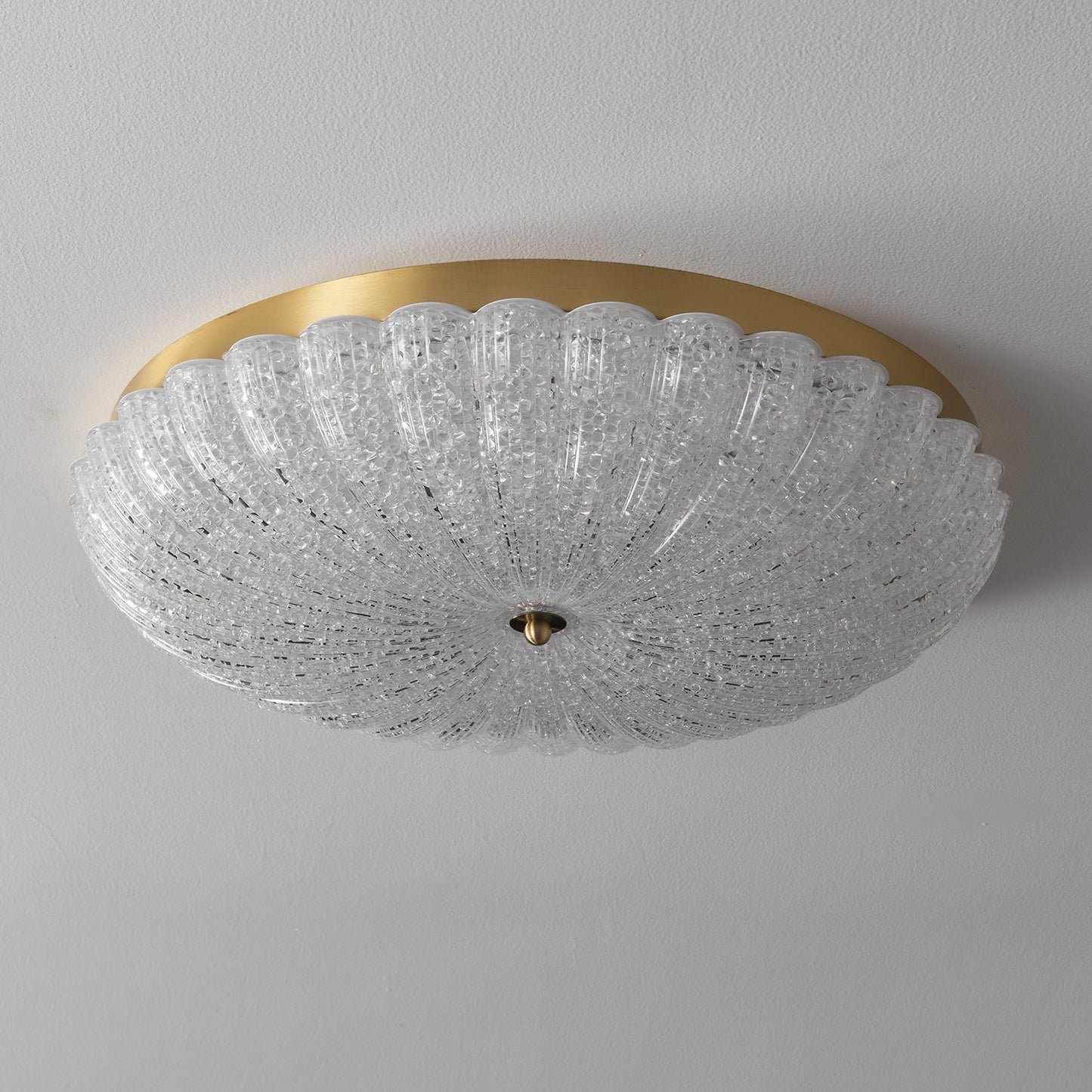 Seraphim Ceiling Lamp | Copper Frame with Glass Accents | 30cm, 40cm, 50cm Sizes