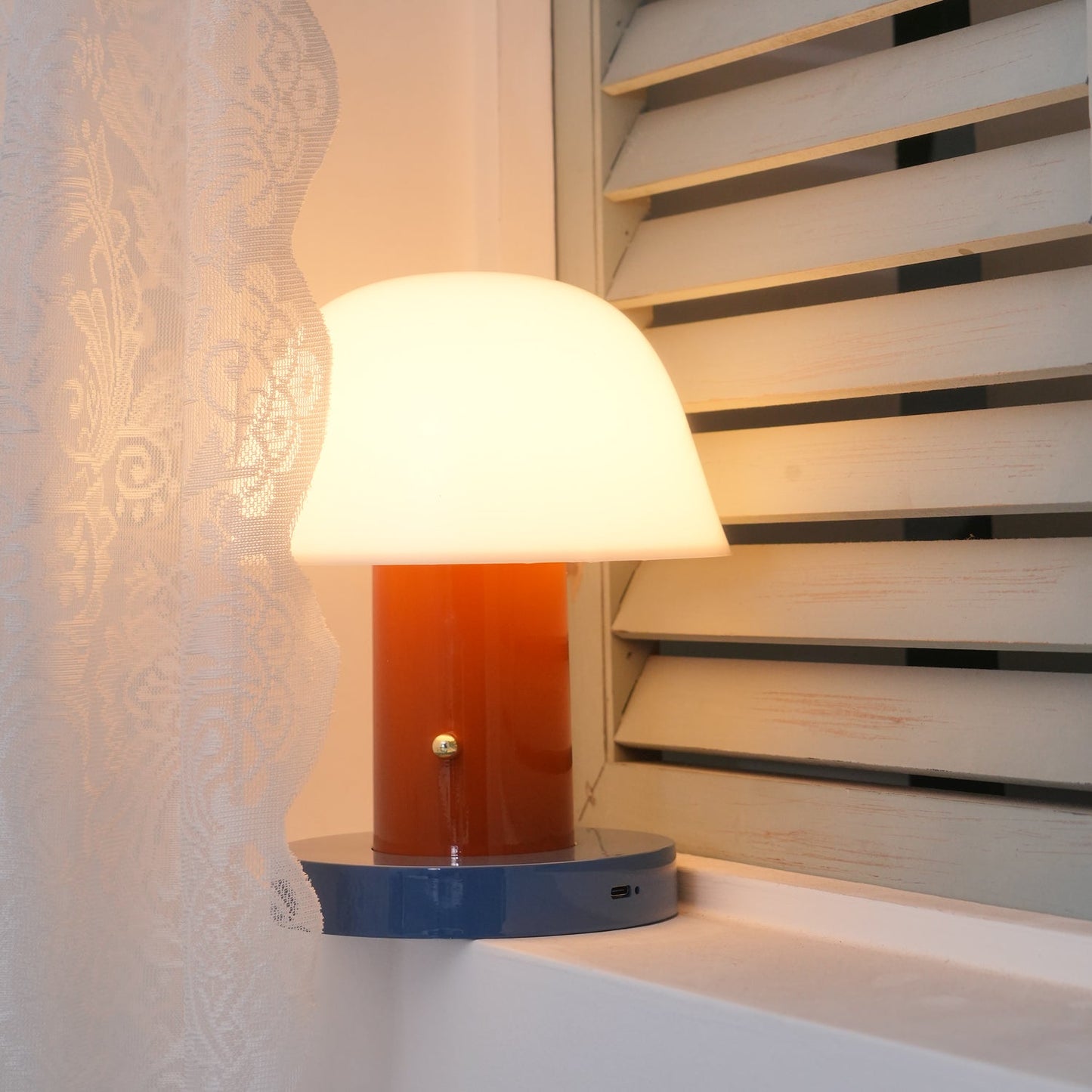 Mushroom Lamp | Cordless | White