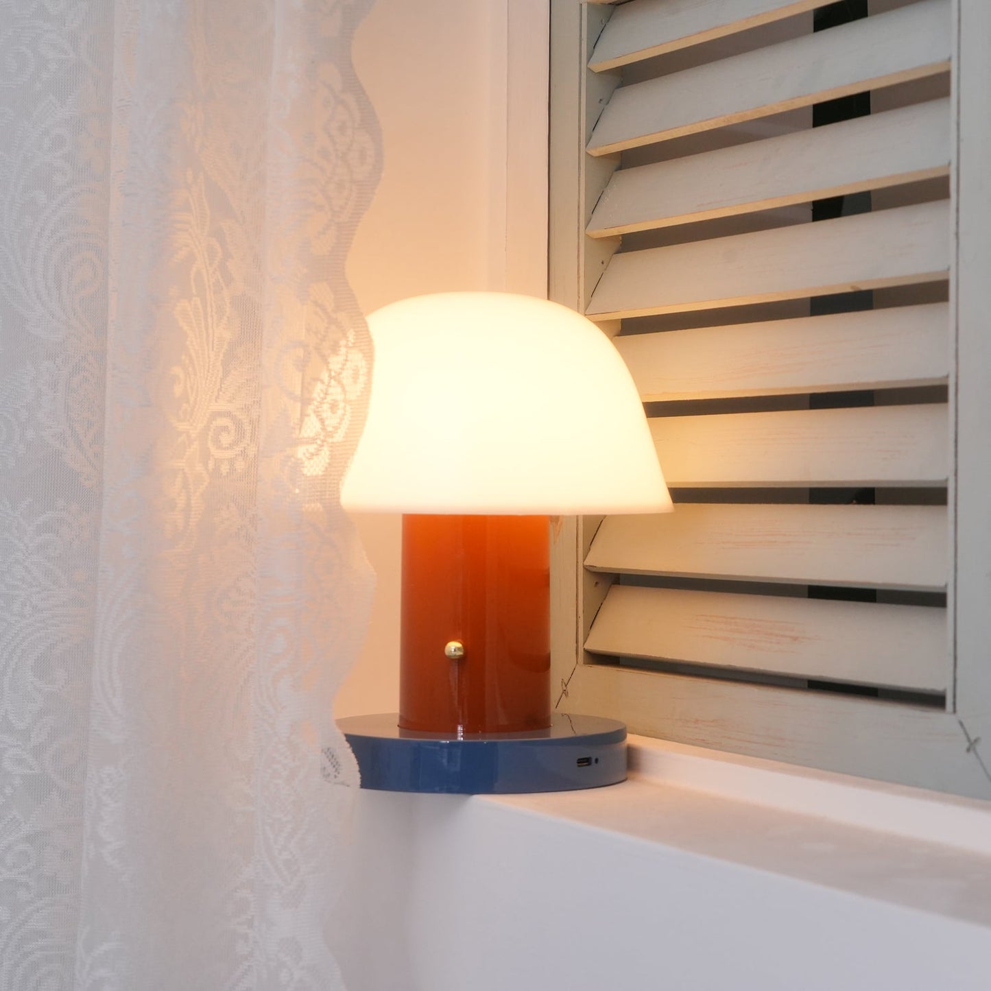 Mushroom Lamp | Cordless | White