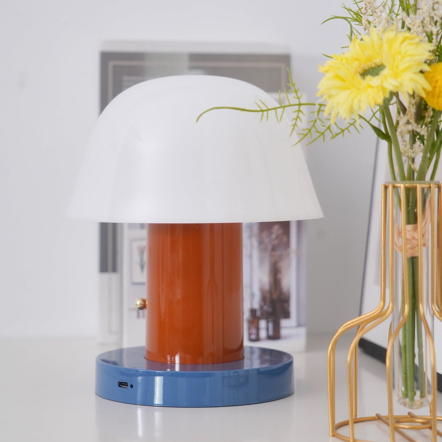 Mushroom Lamp | Cordless | White