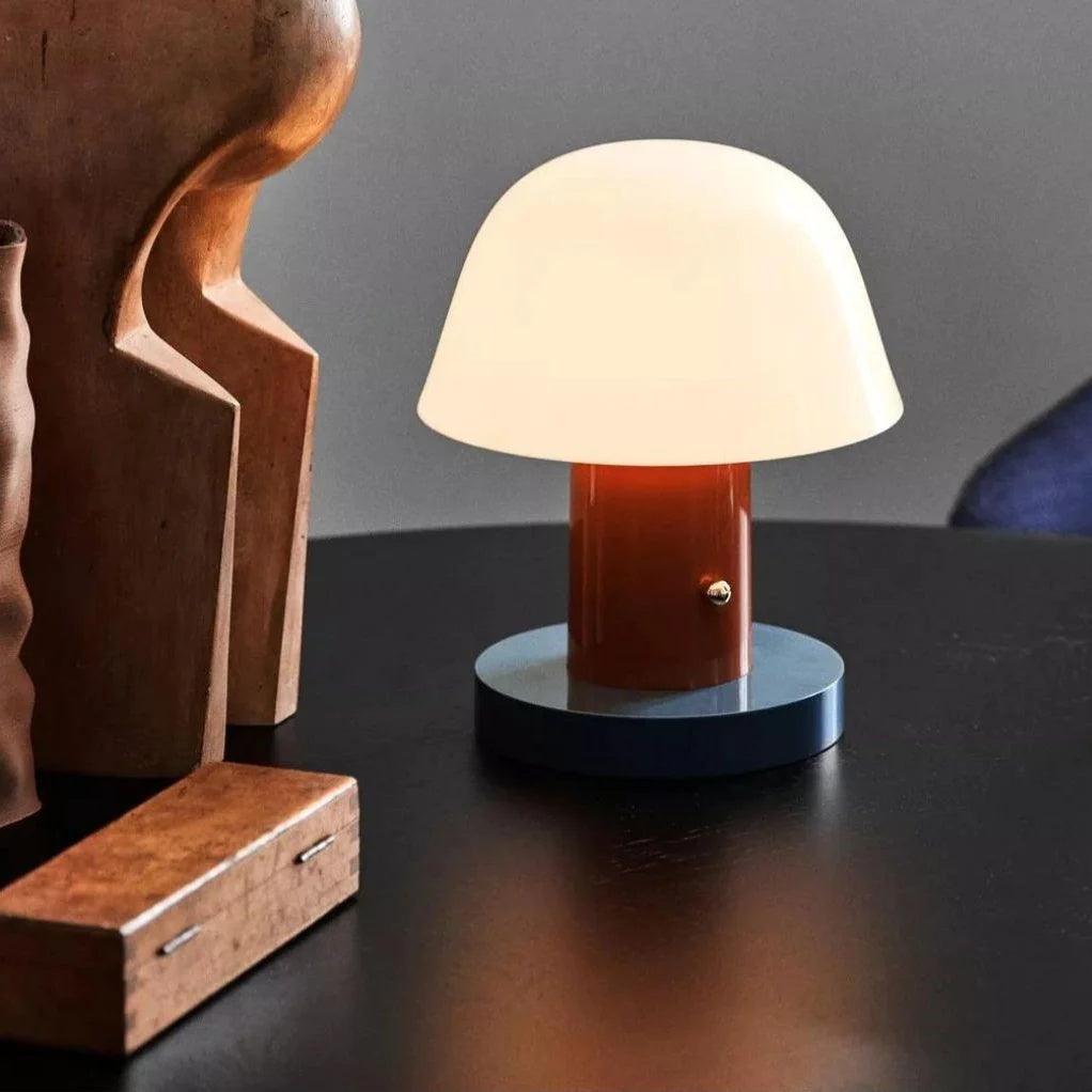 Mushroom Lamp | Cordless | White