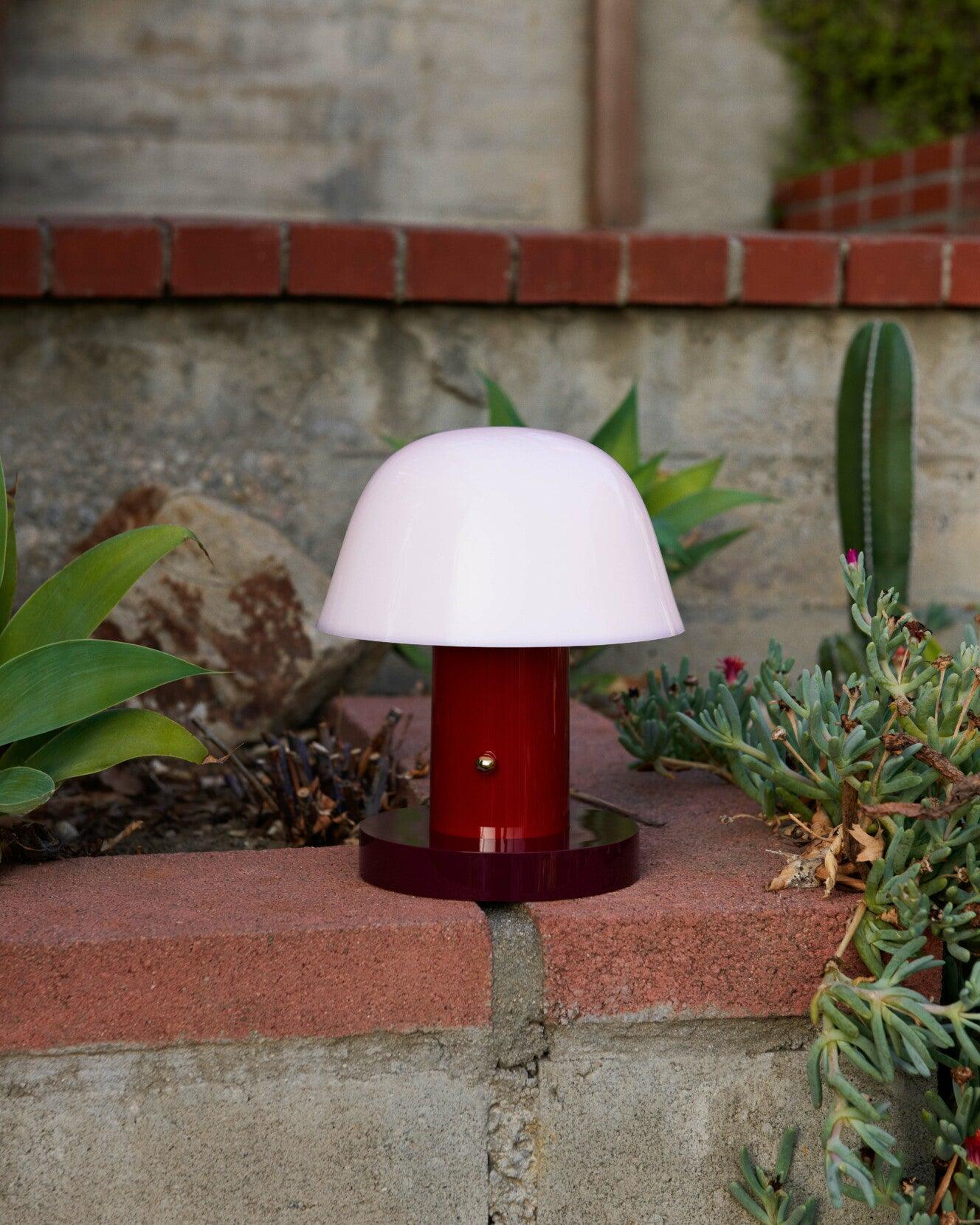 Mushroom Lamp | Cordless | White