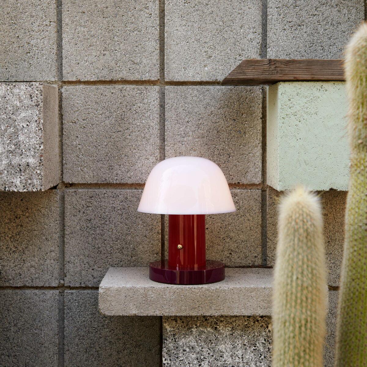 Mushroom Lamp | Cordless | White