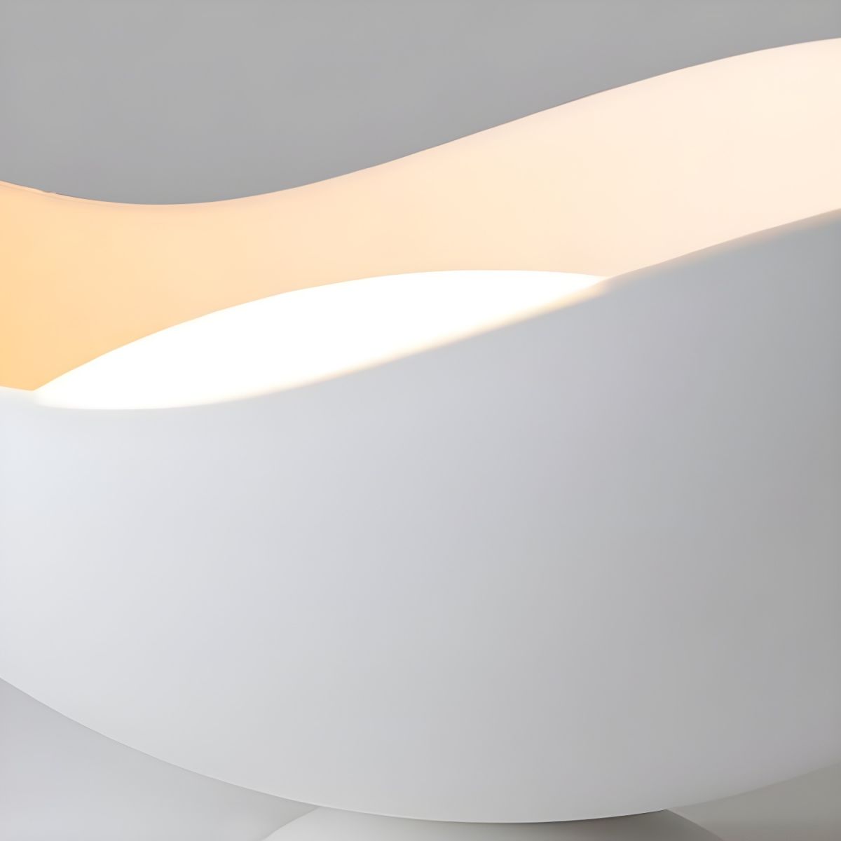 Serene Wave Ceiling Light | Metal & Acrylic | 40cm or 50cm Diameter