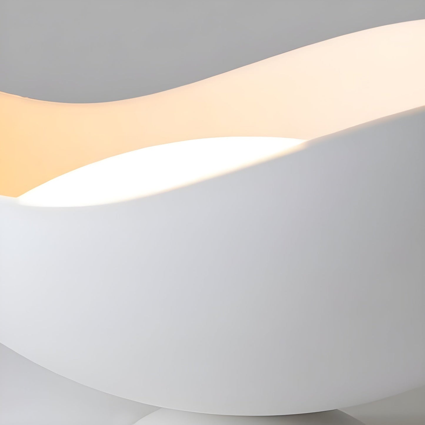 Serene Wave Ceiling Light | Metal & Acrylic | 40cm or 50cm Diameter