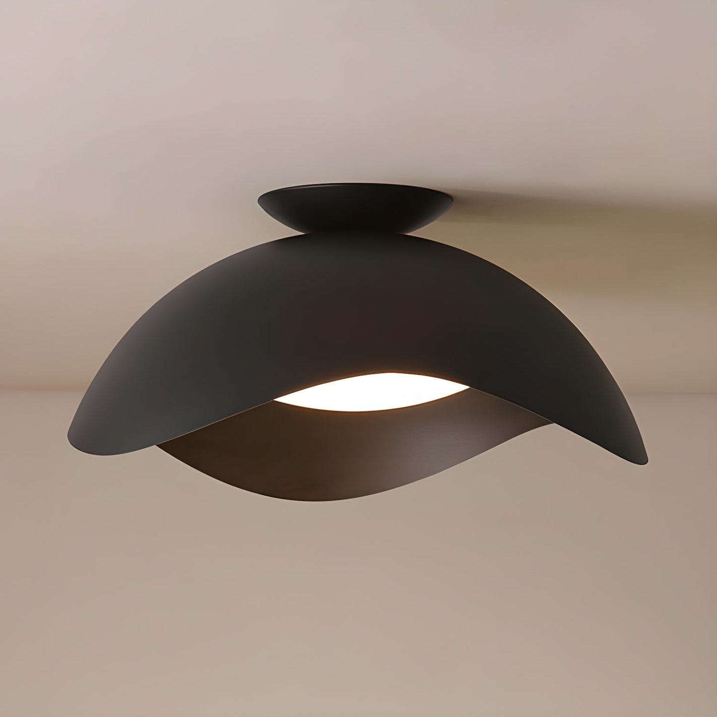 Serene Wave Ceiling Light | Metal & Acrylic | 40cm or 50cm Diameter