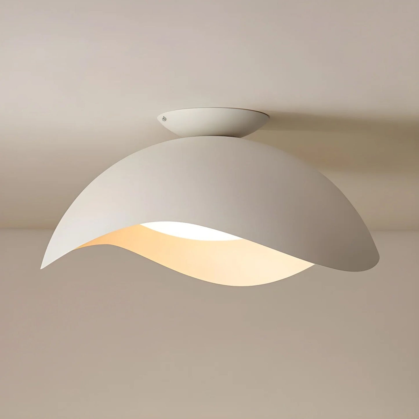 Serene Wave Ceiling Light | Metal & Acrylic | 40cm or 50cm Diameter