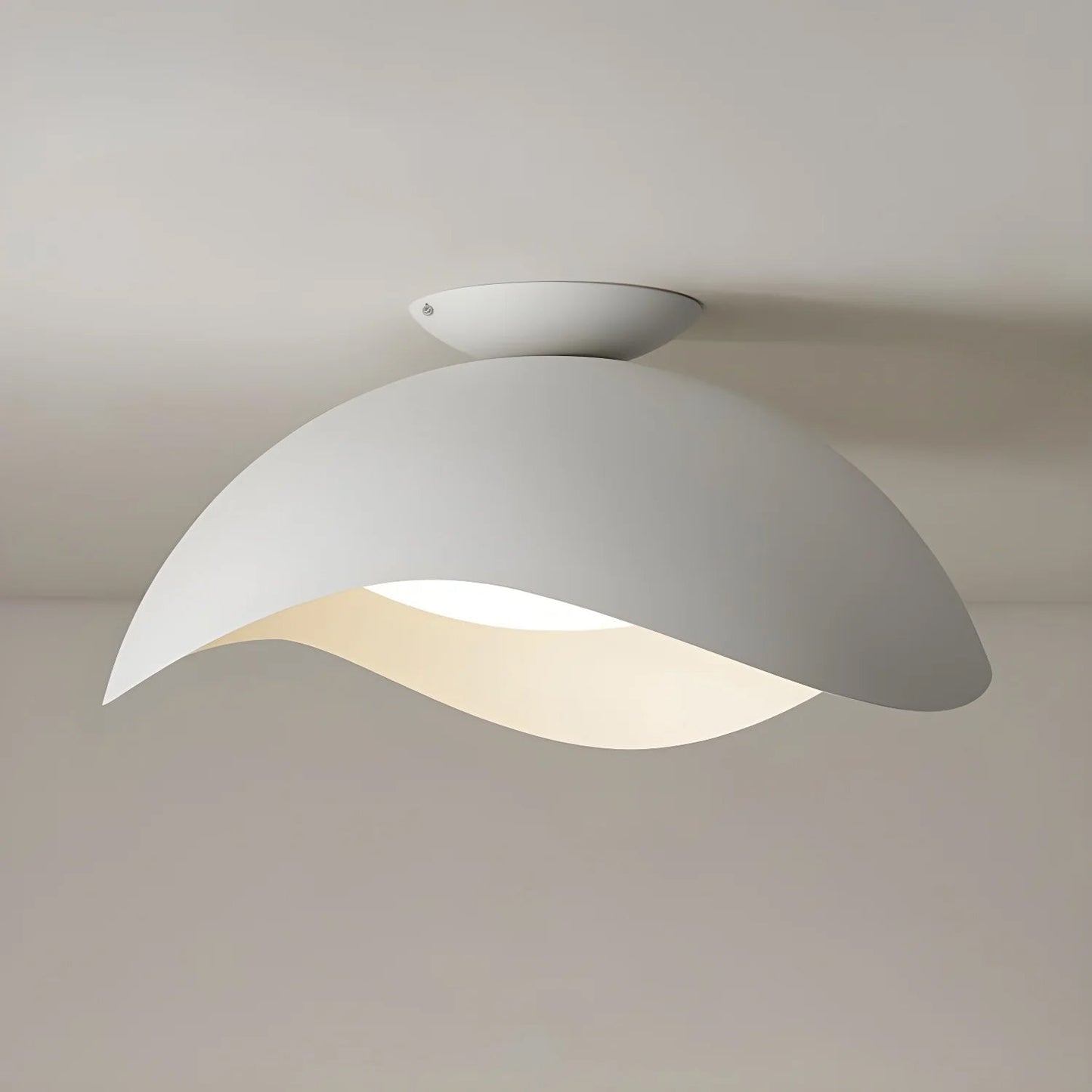 Serene Wave Ceiling Light | Metal & Acrylic | 40cm or 50cm Diameter