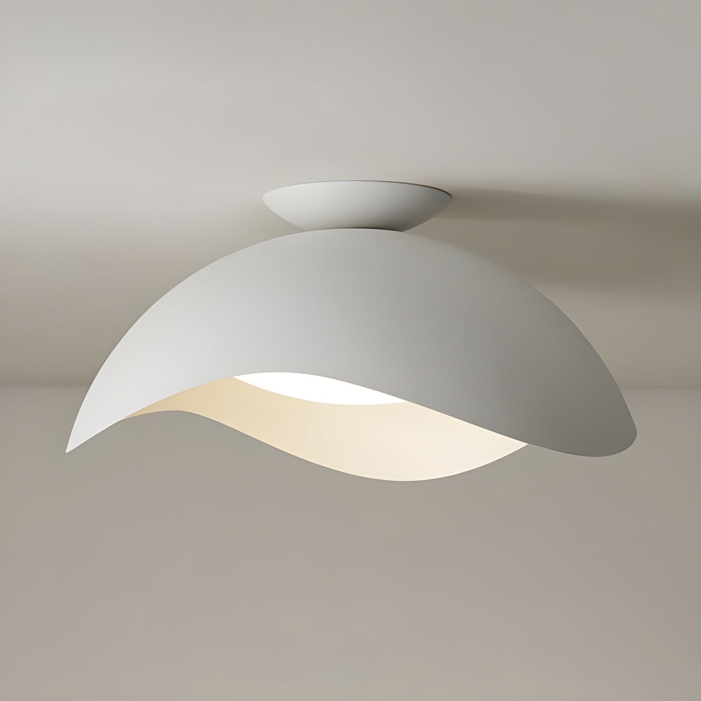 Serene Wave Ceiling Light | Metal & Acrylic | 40cm or 50cm Diameter